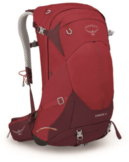 Turistický batoh Osprey Stratos 34 Barva: červená