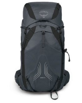 Turistický batoh Osprey Exos 48 Velikost zad batohu: L/XL / Barva: šedá