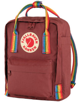 Batoh Fjällräven Kånken Rainbow Mini Barva: červená